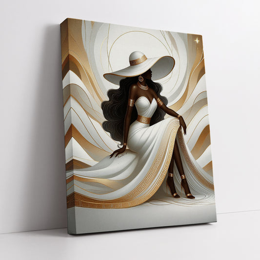 Elegant Woman of Fashion